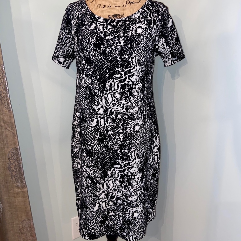 Pink Blush Size Large Ponte Dress